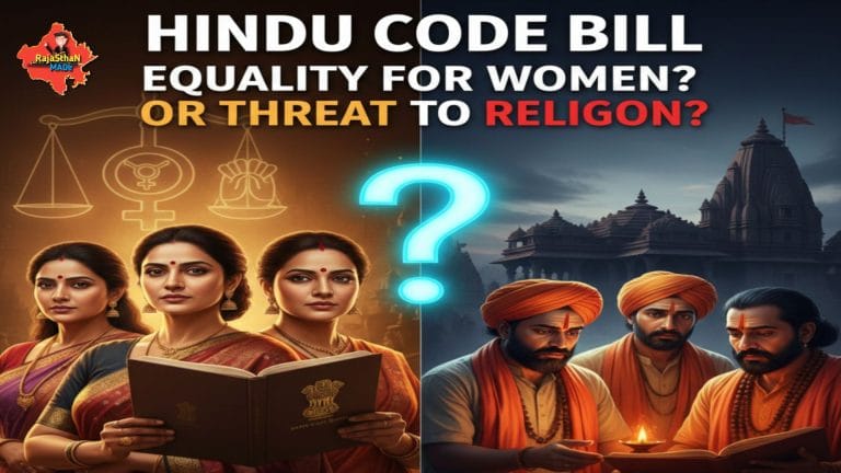 "हिंदू कोड बिल: जिस बिल ने हिंदू समाज हिला दिया, महिलाओं को बराबरी या धर्म खतरा?" अंबेडकर ने नेहरू को क्यों ठुकराया?" By RajaSthan MADe