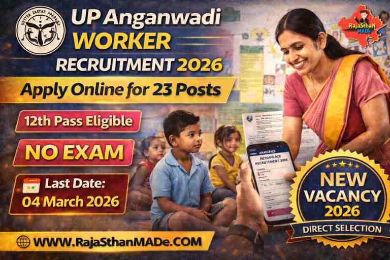 UP Anganwadi Worker Recruitment 2026