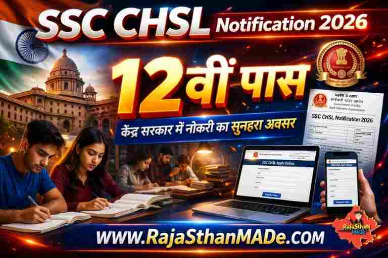 SSC CHSL Notification 2026