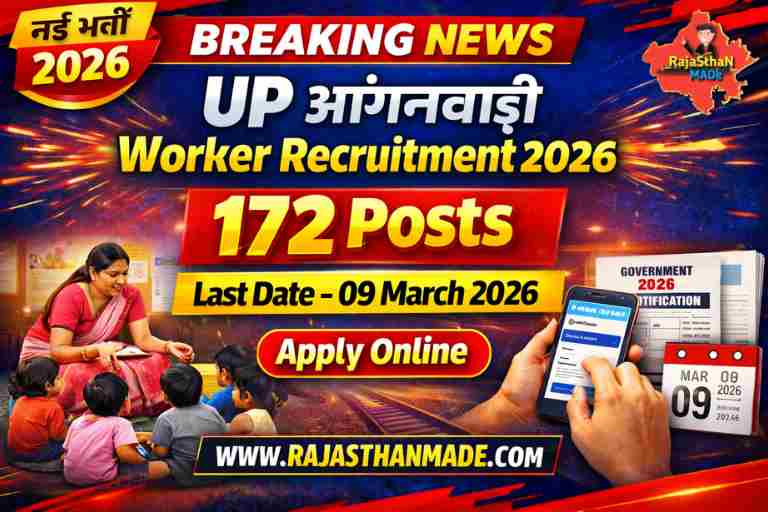 UP Anganwadi Worker Recruitment 2026
