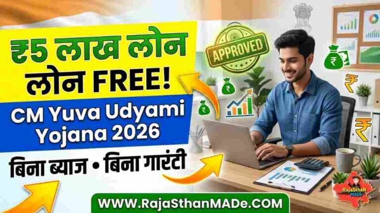 CM Yuva Udyami Yojana 2026: युवाओं को मिलेगा ₹5 लाख तक ब्याज-मुक्त लोन, ऐसे उठाएं लाभ