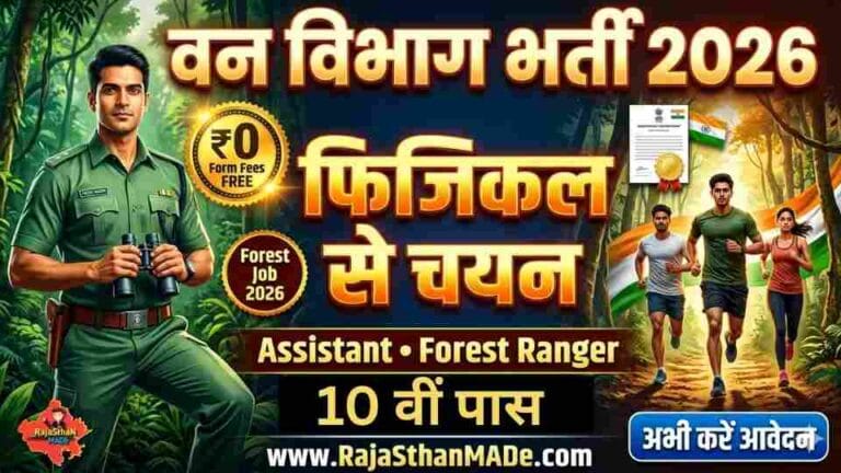 Forest Department Recruitment 2026 Assistant Conservator & Range Forest