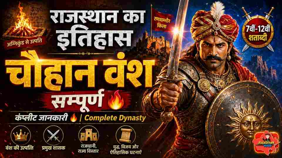 राजस्थान का इतिहास चौहान वंश