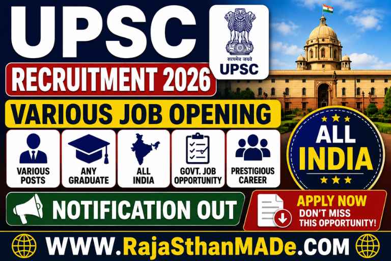 UPSC Recruitment 2026 - Apply Online for 45 Translator, Assistant Mining Engineer and More Posts