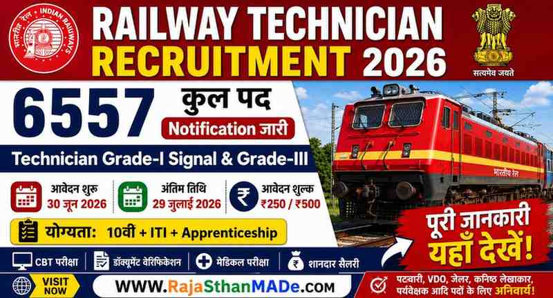 Railway Technician Recruitment 2026