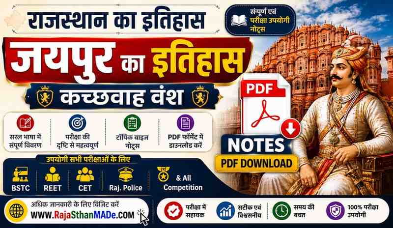 राजस्थान का इतिहास : जयपुर का इतिहास - कच्छवाह वंश