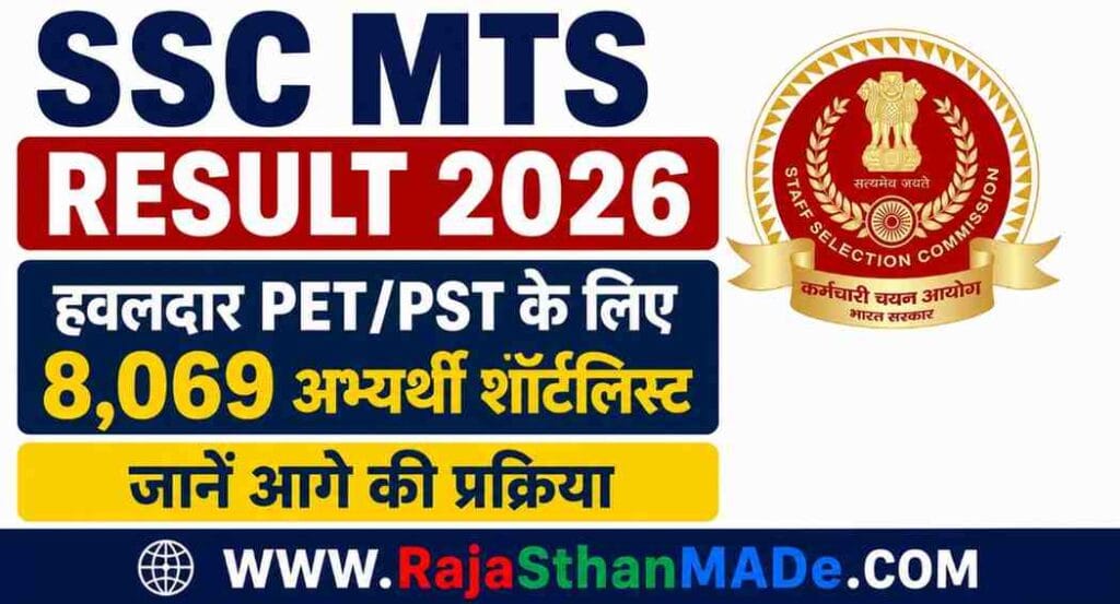 SSC MTS Result 2026